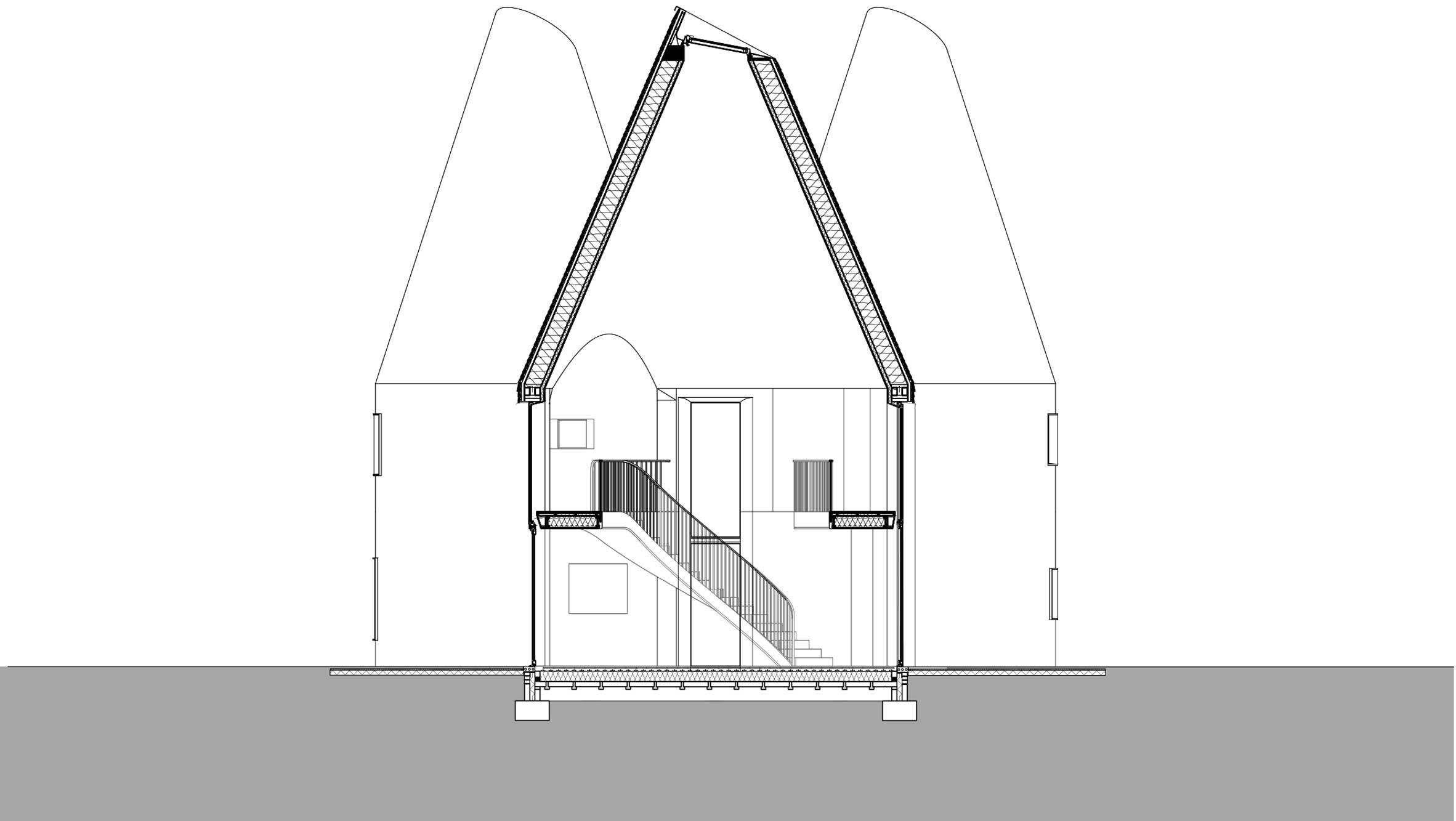Bumpers Oast is a modern version of a Kent oast house by ACME