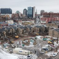 Demolition restarts on Paul Rudolph's brutalist Shoreline Apartments in Buffalo