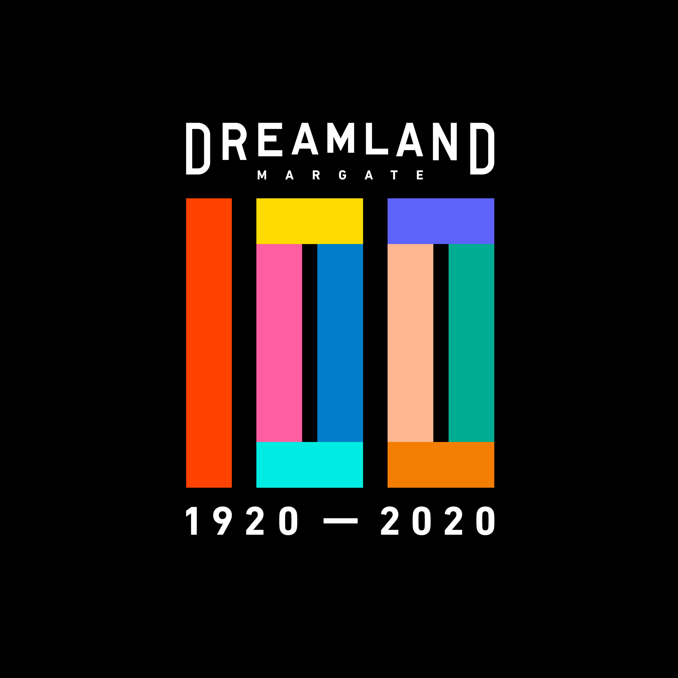 Dreamland 100th Anniversary logo by HemingwayDesign