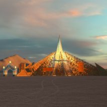 Empyrean Burning Man by Laurence Verbeck and Sylvia Adrienne Lisse