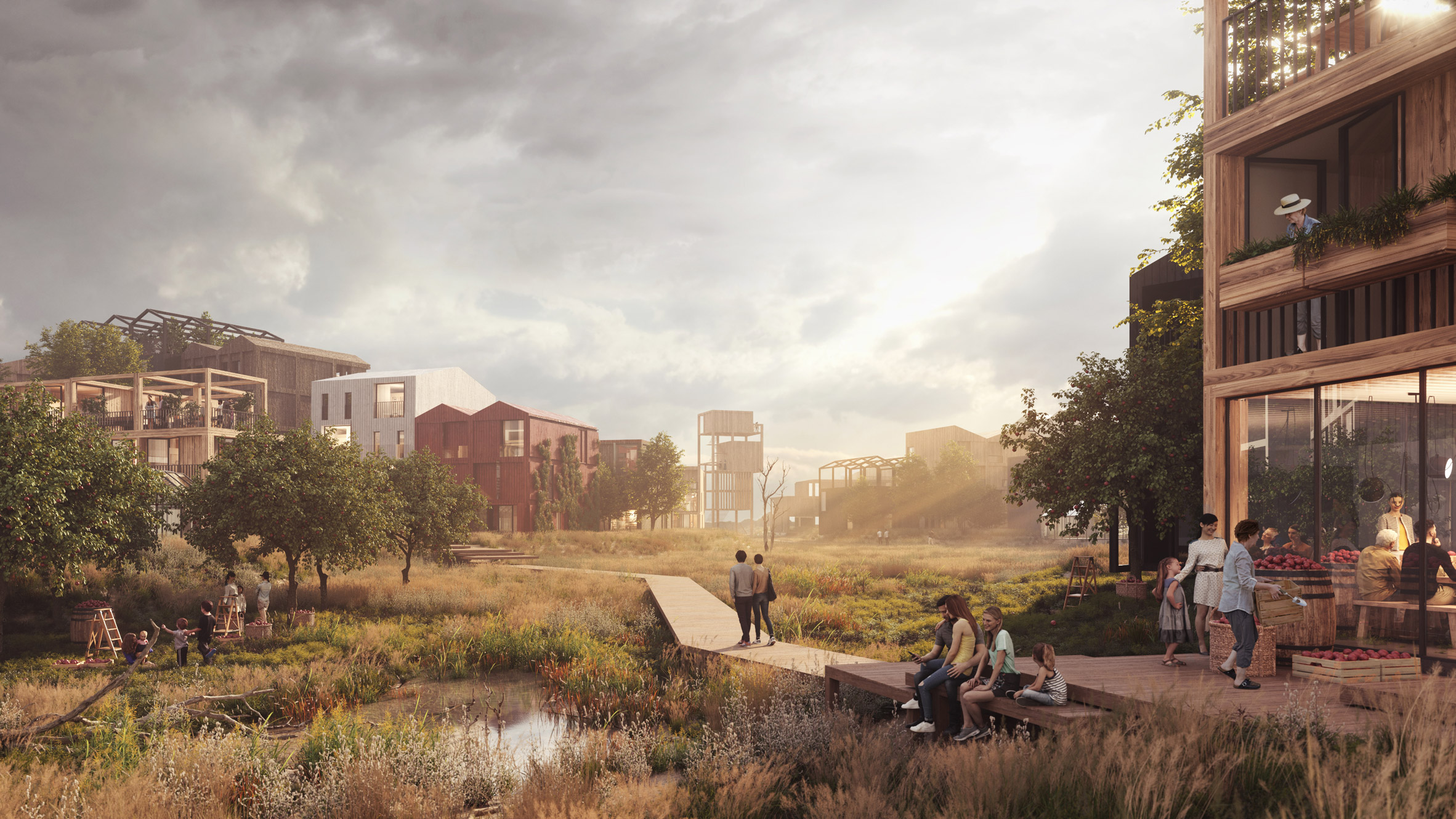 Henning Larsen reveals for Copenhagen's neighbourhood"