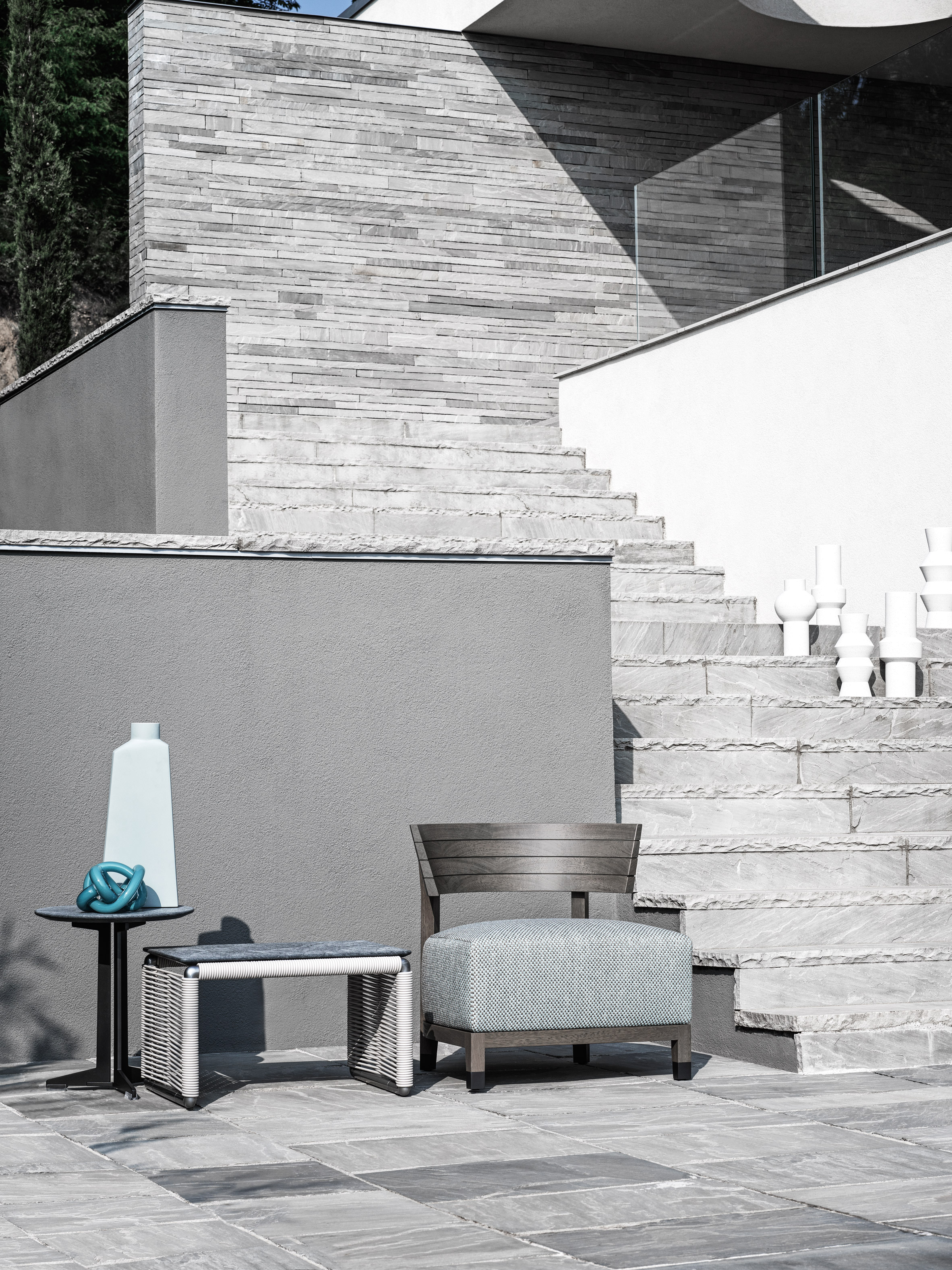 Antonio Citterio designs outdoor furniture collection for Flexform