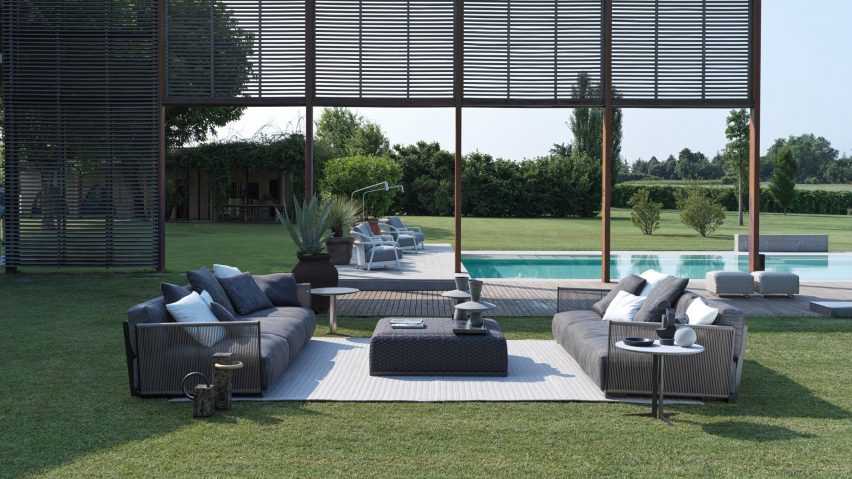 Antonio Citterio designs outdoor furniture collection for Flexform