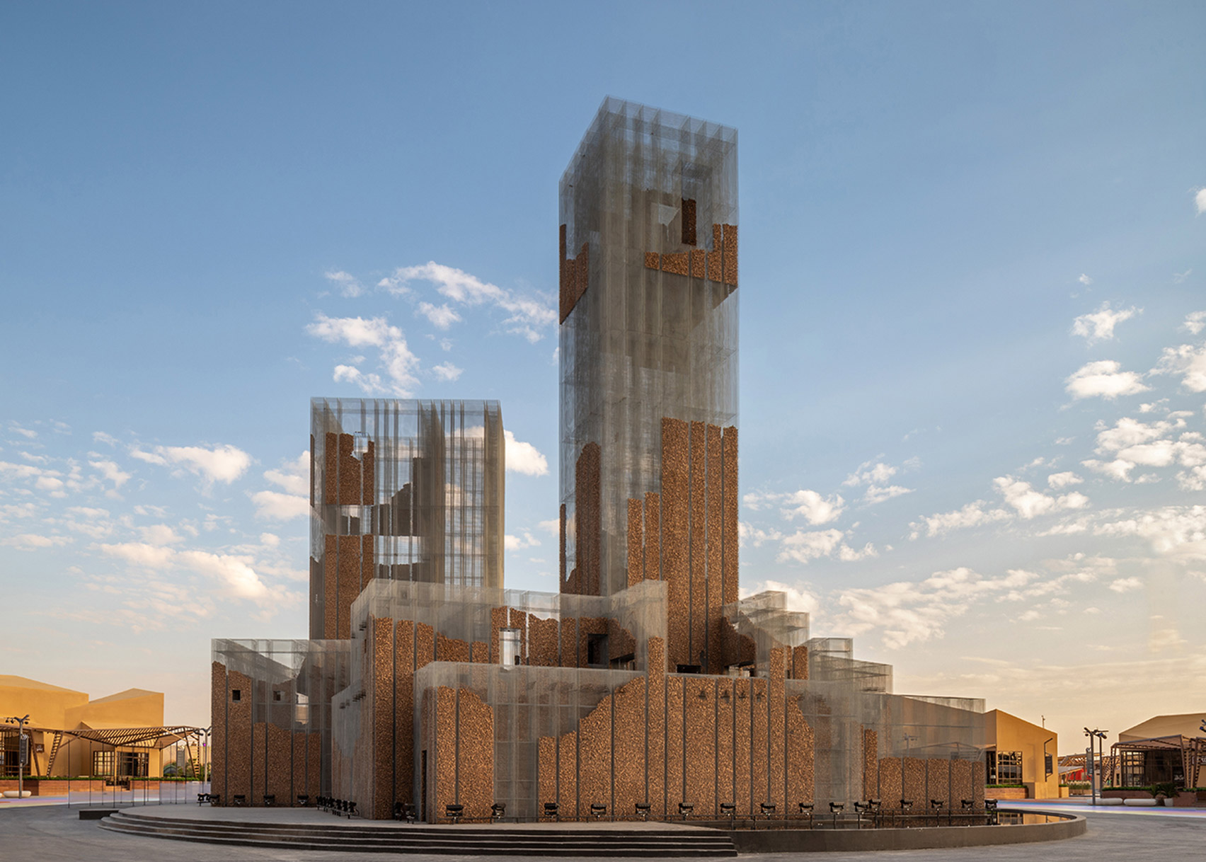 Gharfa is a pavilion in Riyadh by Edoardo Tresoldi's Studio Studio