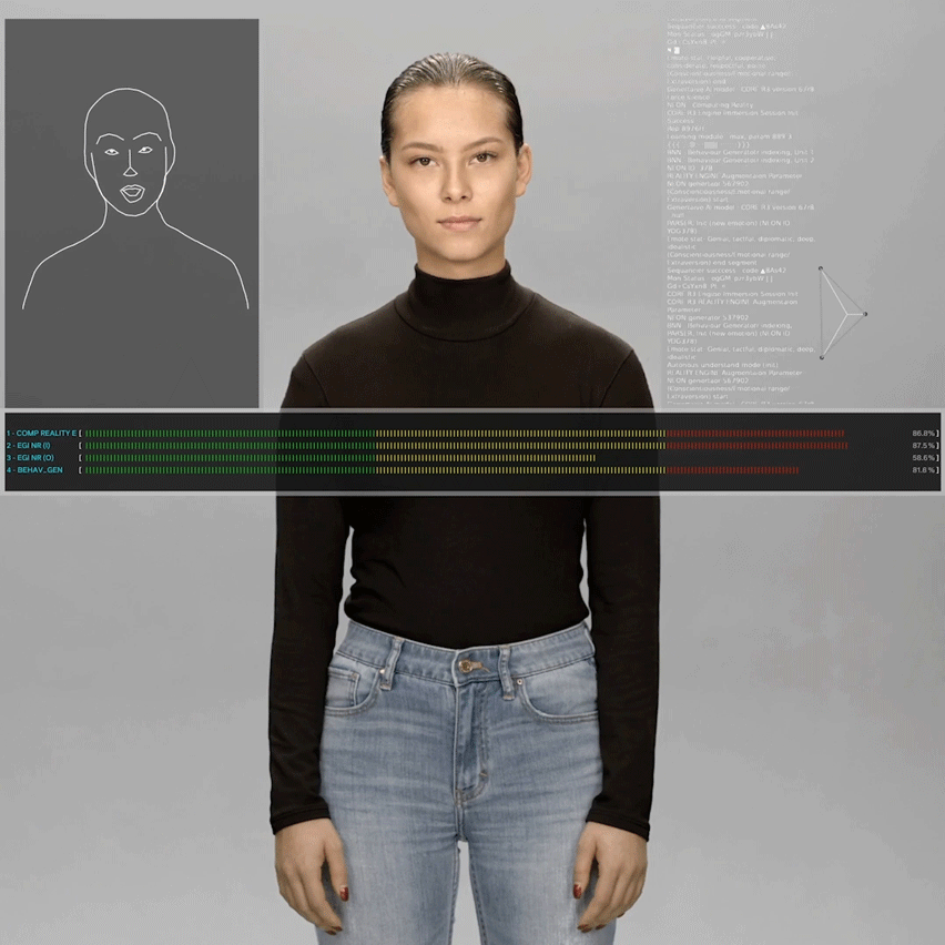 Dezeen Weekly features AI-powered virtual beings by Samsung