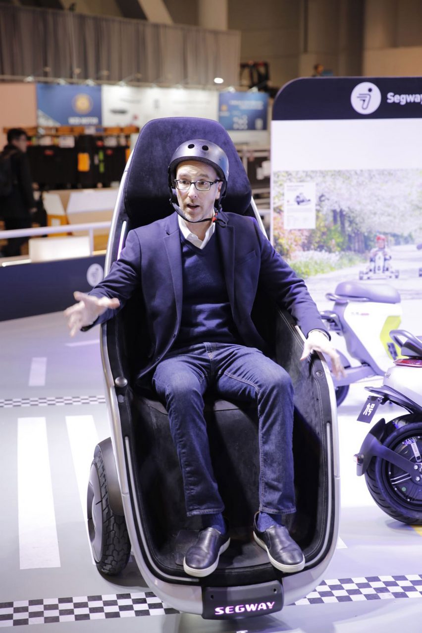 Segway introduces armchair-like S-Pod vehicle for seated riding
