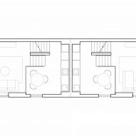 SemiSemi House by Peter McNeil and Clarissa Nam COMN Architects First Floor Plan
