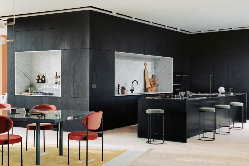 Apartment in London's Television Centre, designed by Waldo Works