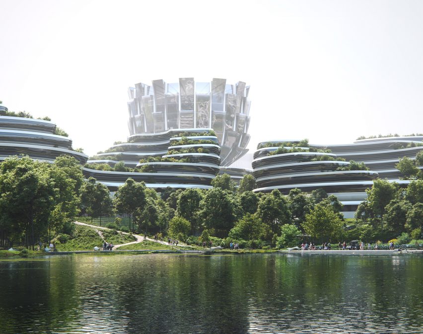 Unicorn Island masterplan by Zaha Hadid Architects