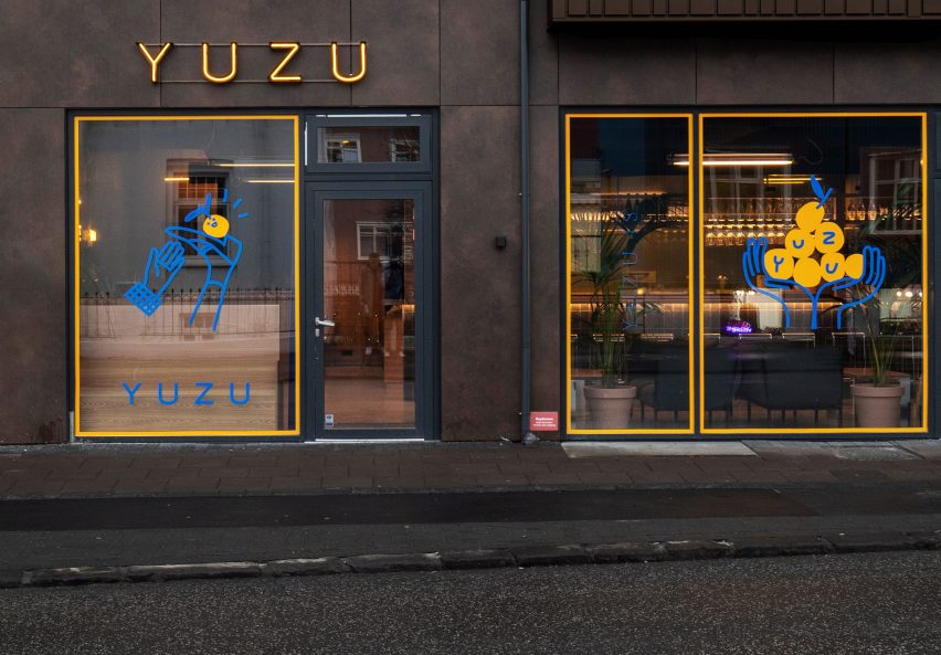 Yuzu burger restaurant by HAF Studio in Reykjavík