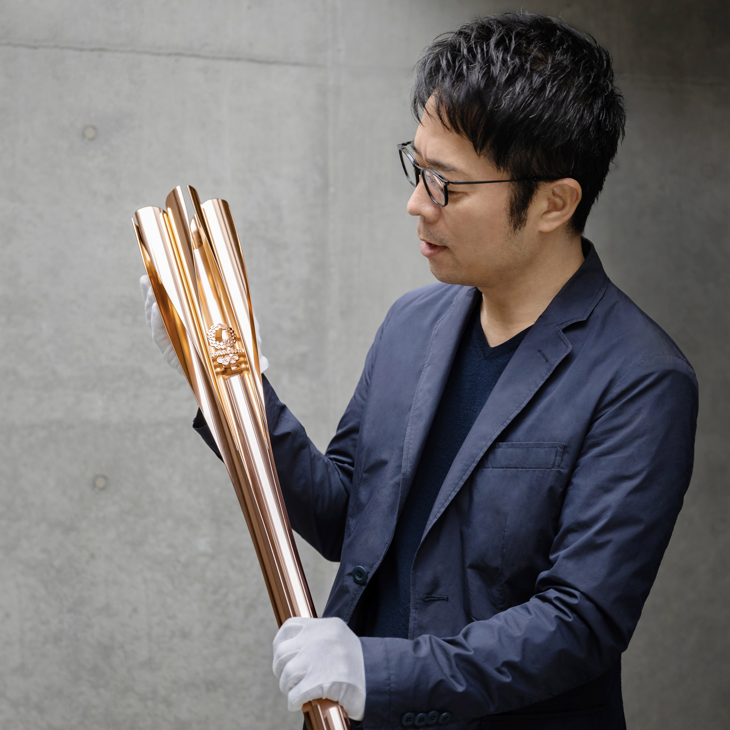 Tokyo 2020 Olympics torch by Tokujin Yoshioka