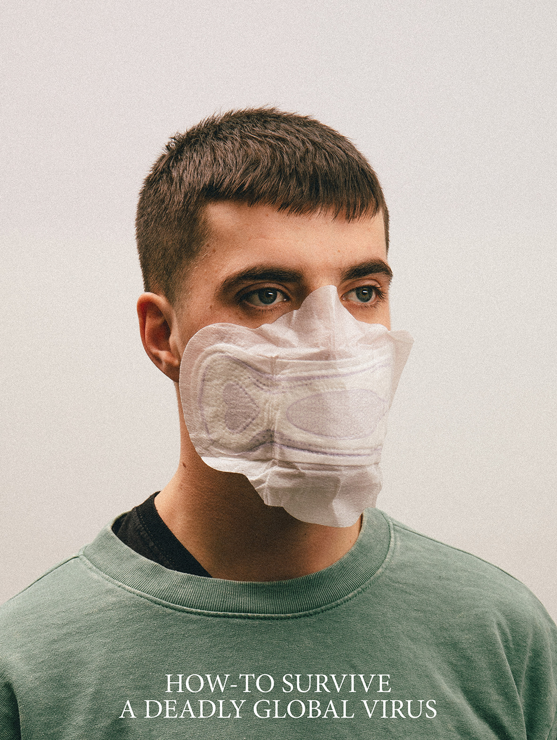 Alternative Coronavirus masks by Max Siedentopf with sanitary pad