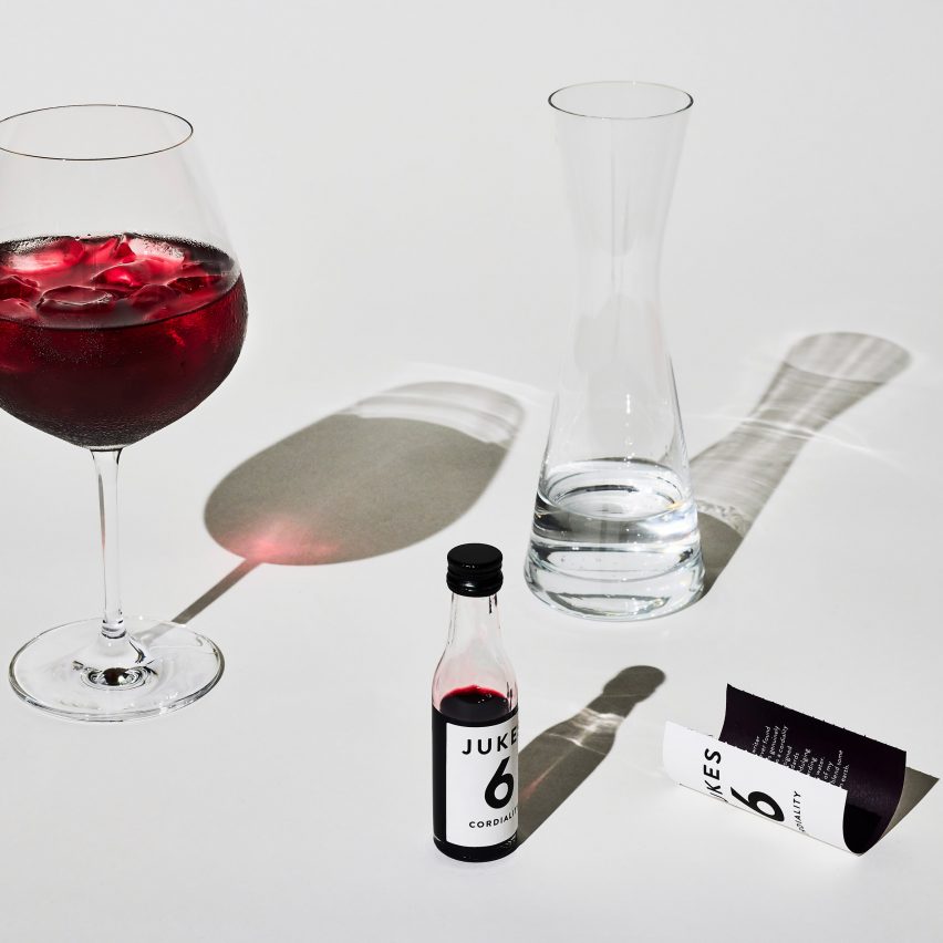 Barber and Osgerby create packaging for "adult cordial" Jukes Cordialities