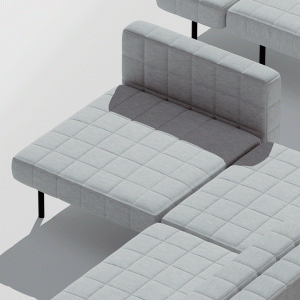 microphone fossil Emperor Voxel is a modular pixel-like sofa designed by BIG for Common Seating