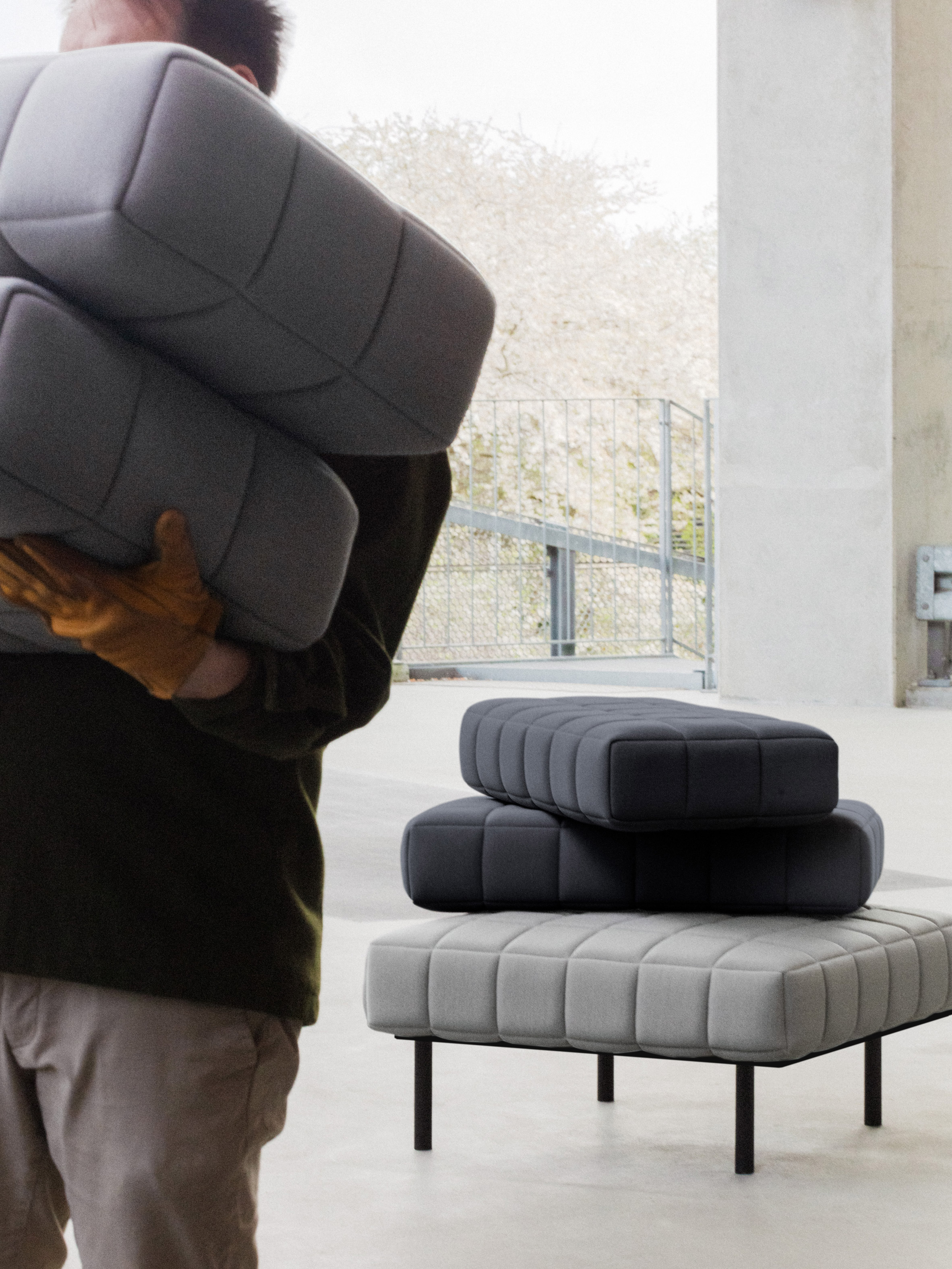 Bjarke Ingels Group designs pixel-like modular sofa for Common Seating