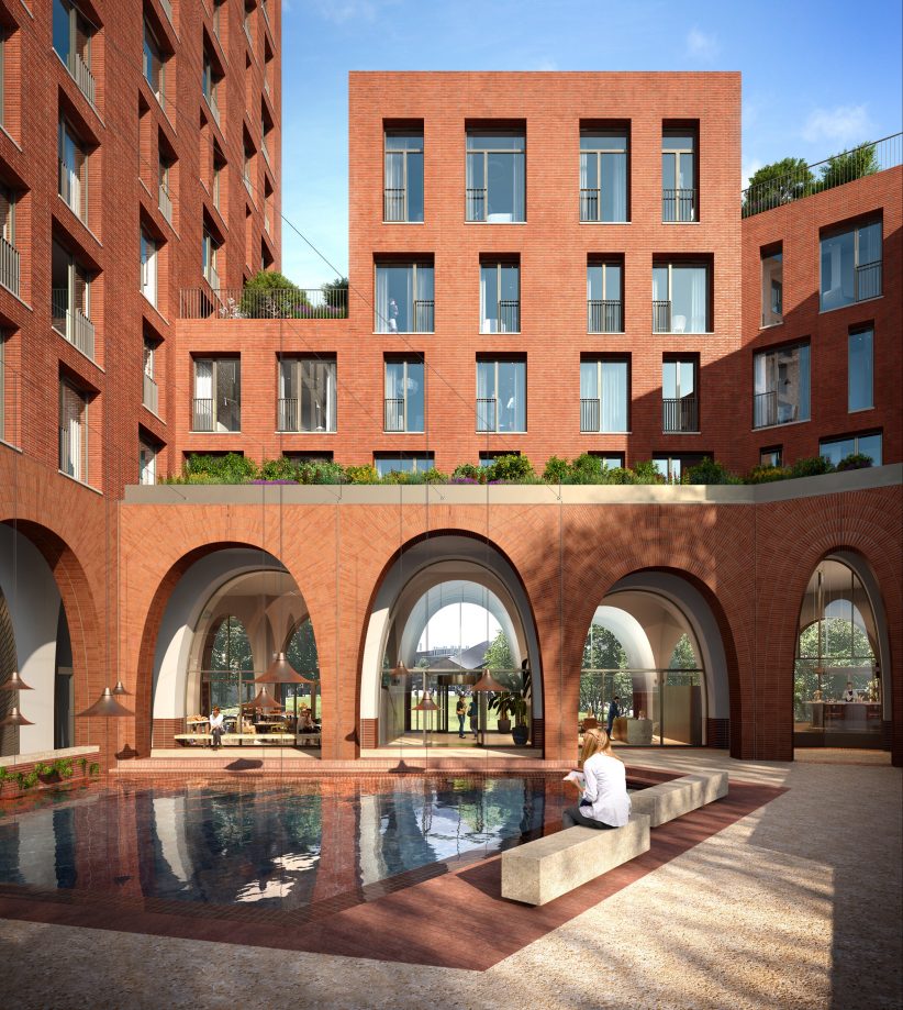 Alison Brooks Architects Unveils Brick Archways For Cadence In London