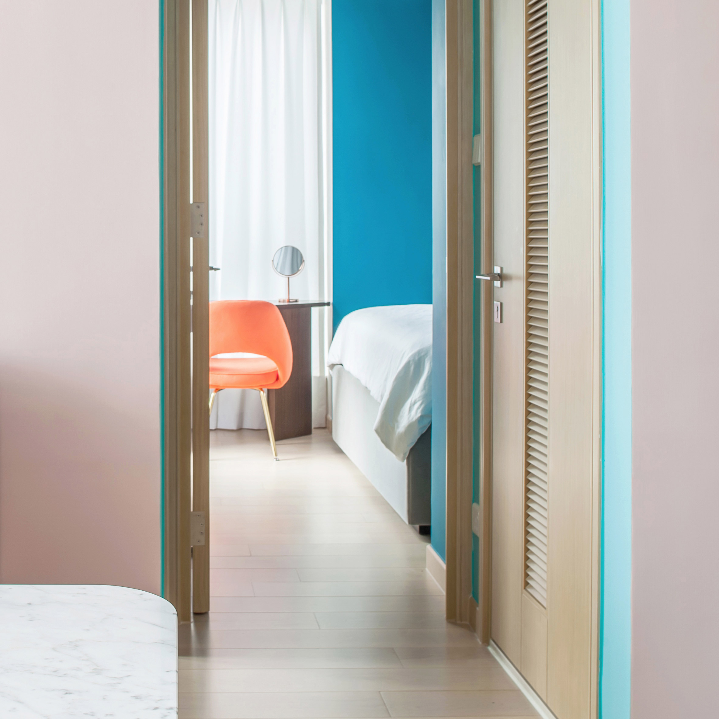 Colourful apartments roundup: