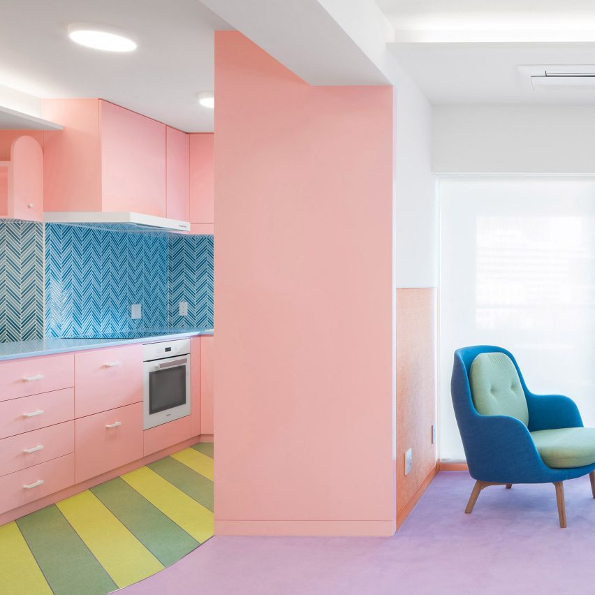 Colourful apartments roundup: