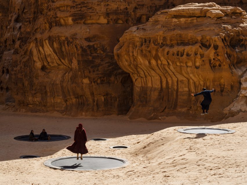 Desert X installs 14 site-specific works in Saudi Arabian desert