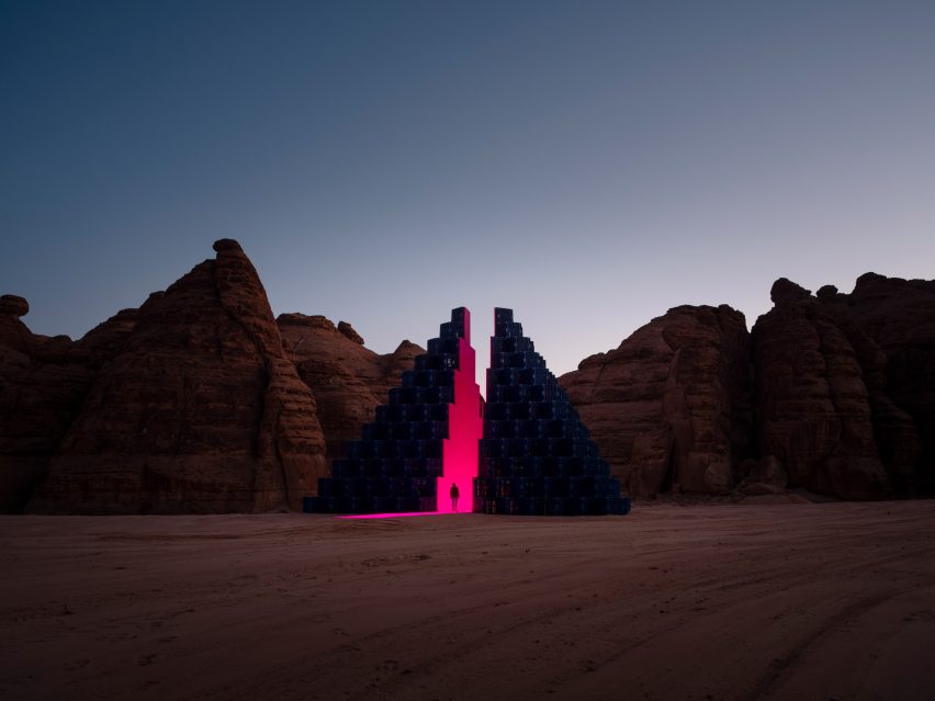 Desert X installs 14 site-specific works in Saudi Arabian desert