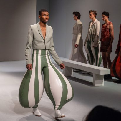 Social Media Reacts To These Inflatable Latex Trousers • Hollywood Unlocked