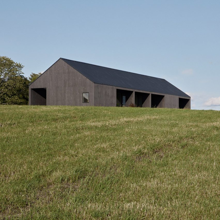 Hass House by Feuerstein Quagliara is designed to embrace New York's pastoral scenery