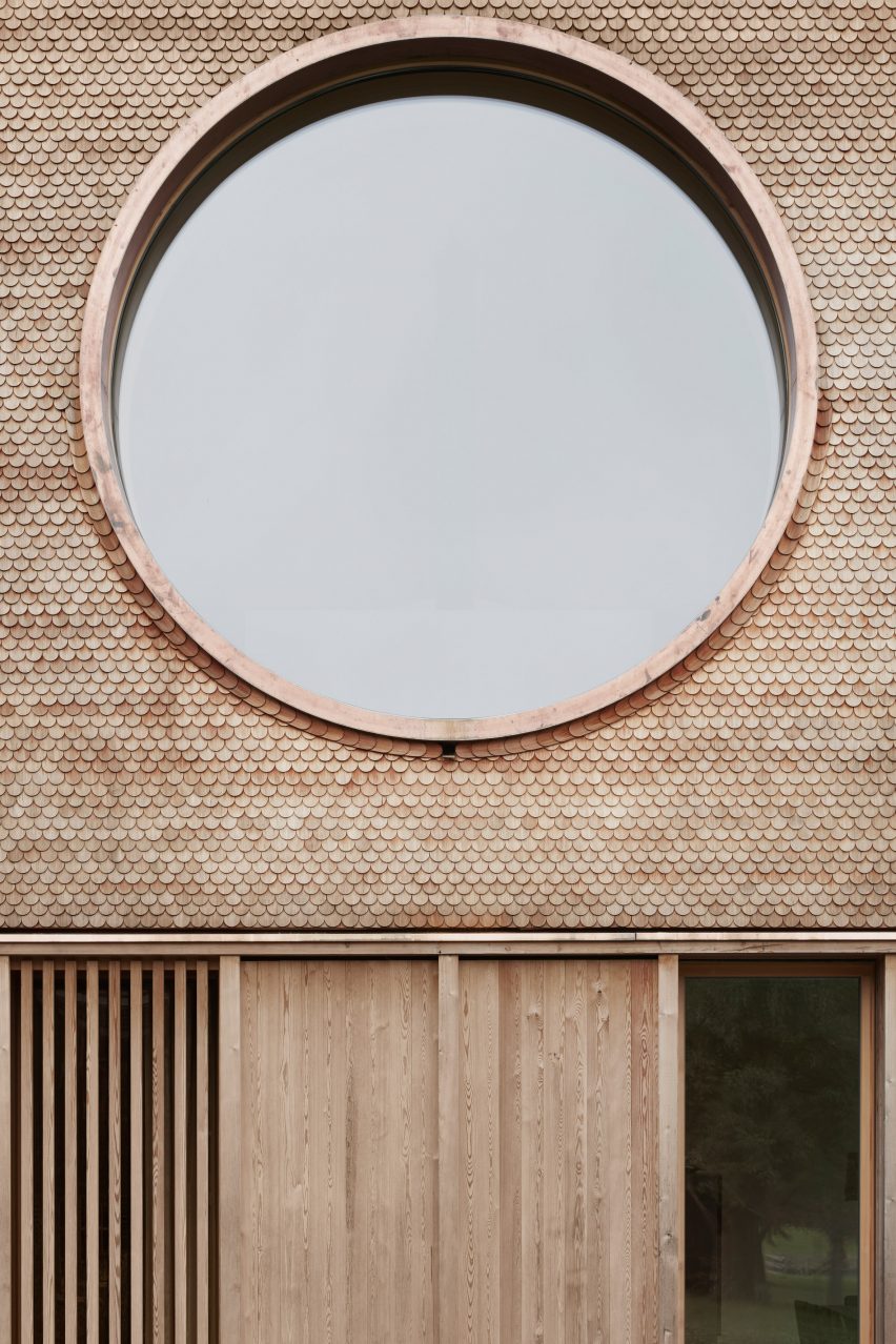 House with Three Eyes by Innauer-Matt Architekten window