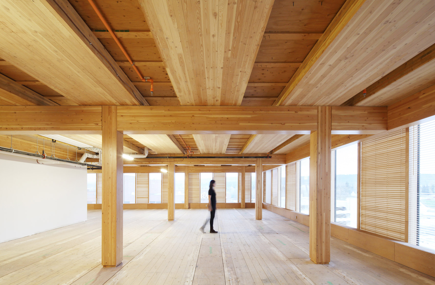 Dezeen promotion: Cross-laminated timber products by Katerra