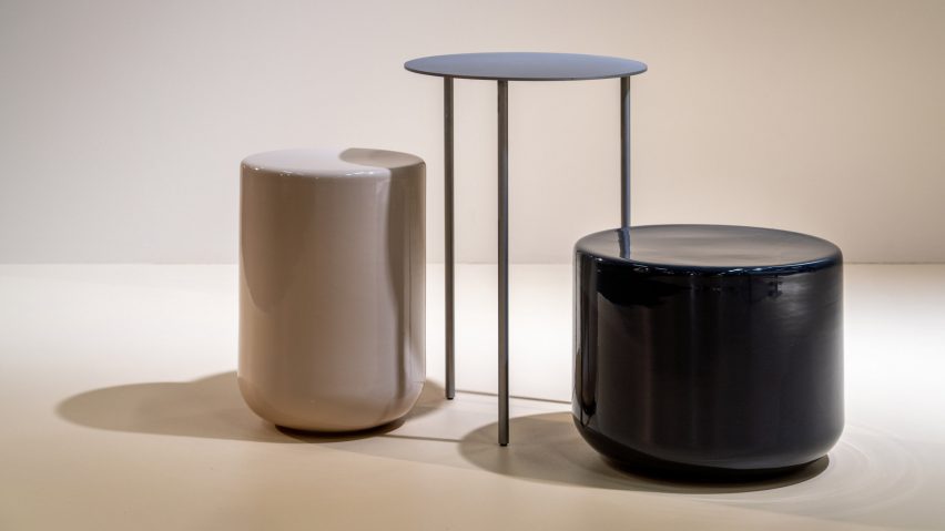 Studio David Thulstrup designs "co-dependent" side table pair for MÃ¸bel