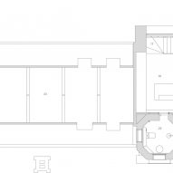 Regent's Park Loft by Originate mezzanine floor plan