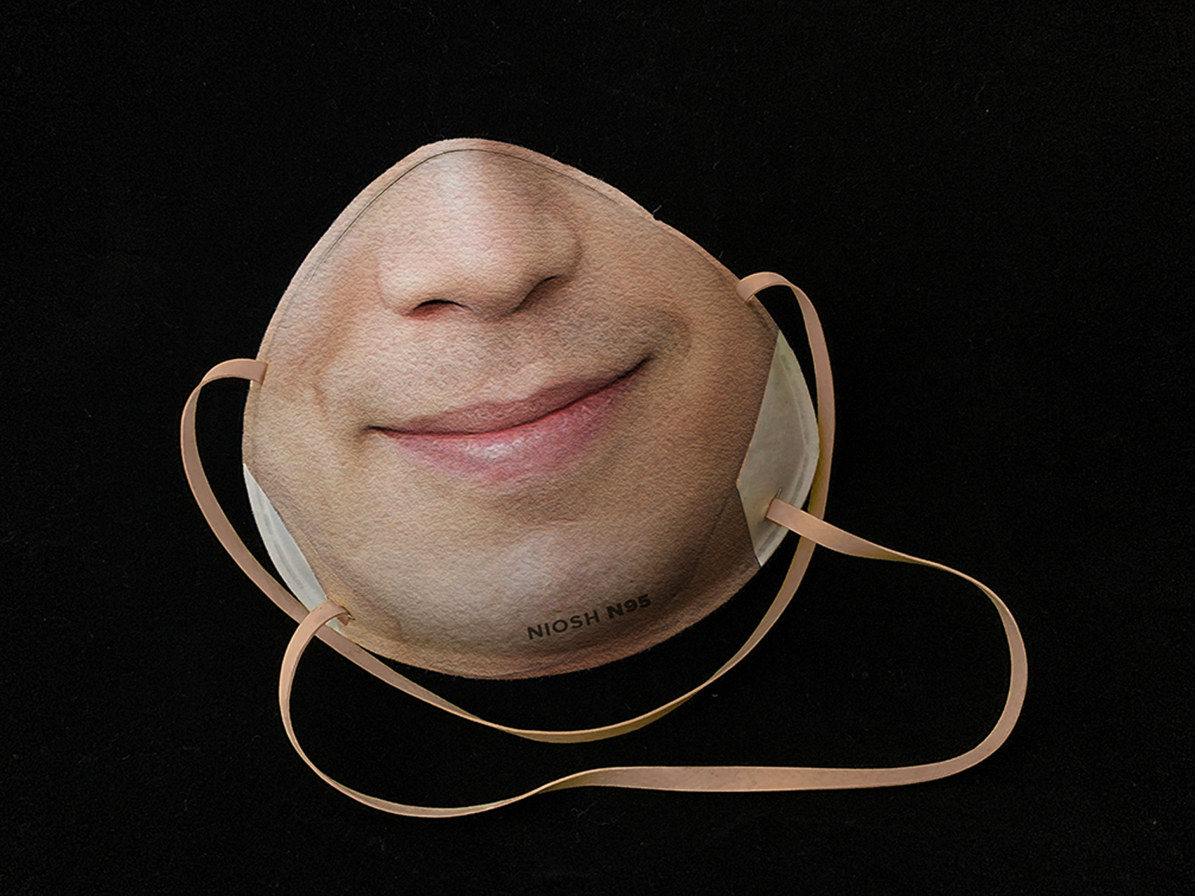 Face-recognition respirator masks by Resting Risk Face