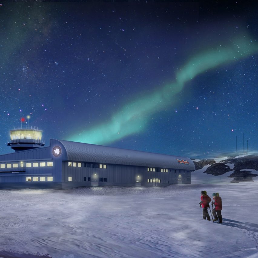 Hugh Broughton Architects and Ramboll design aerodynamic Antarctic research centre