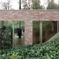 Sloped Villa by Studio Okami in Belgium