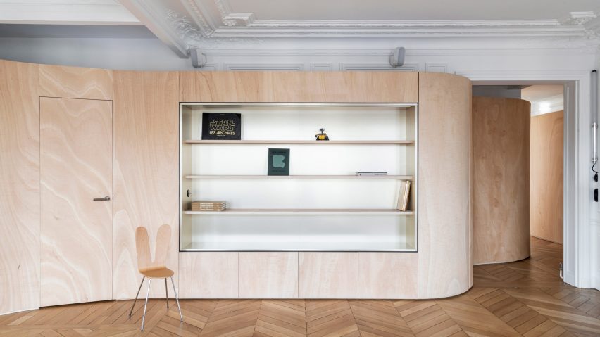 Apartamento Wood Ribbon por Toledano + Architects