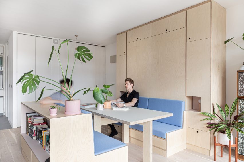 Barbican Dancer's Studio by Intervention Architecture dining table