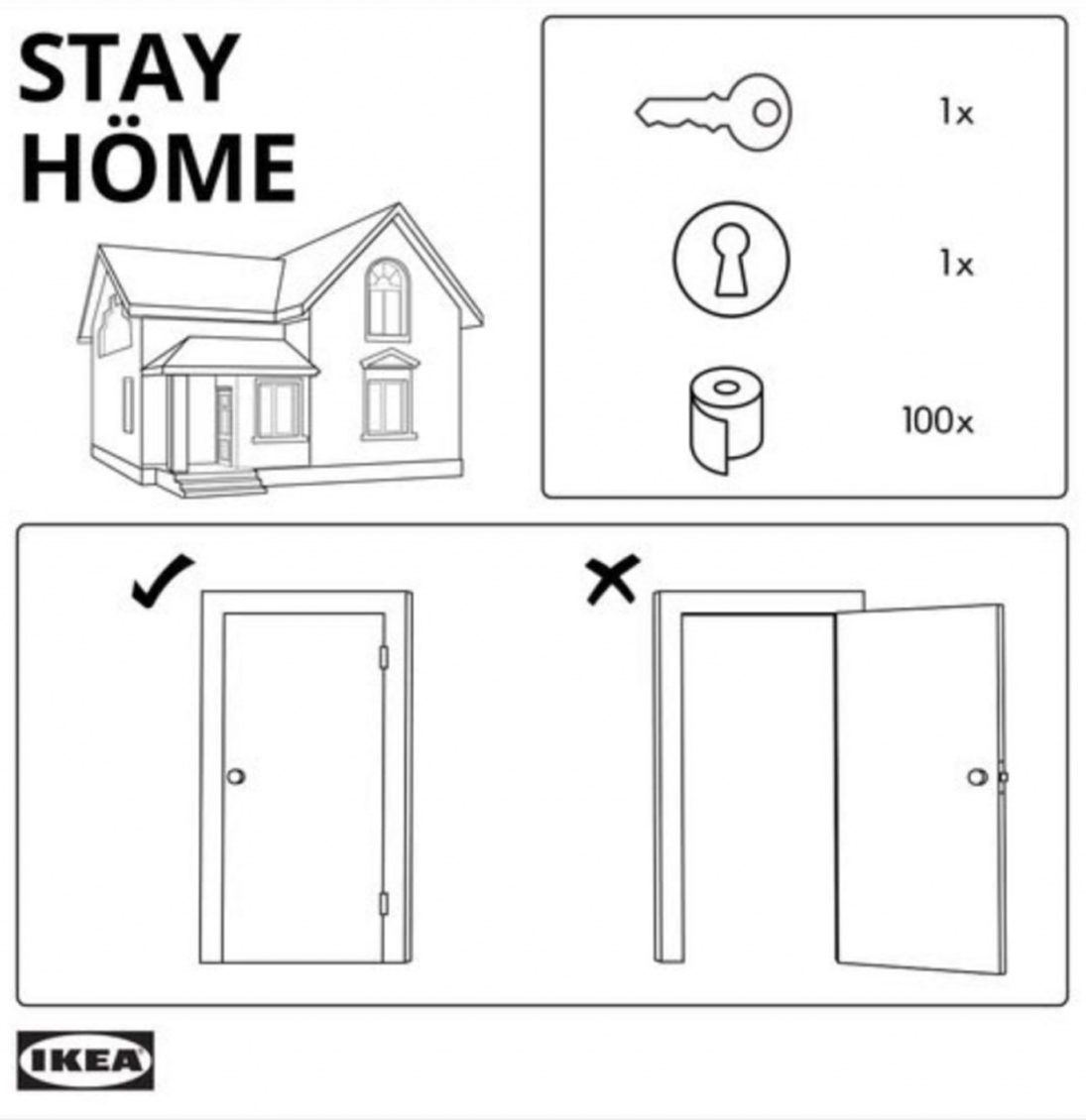 IKEA stay at home advert