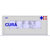 Shipping-container intensive care units – Connected Units for Respiratory Ailments (CURA) by Carlo Ratti Associati and Italo Rota