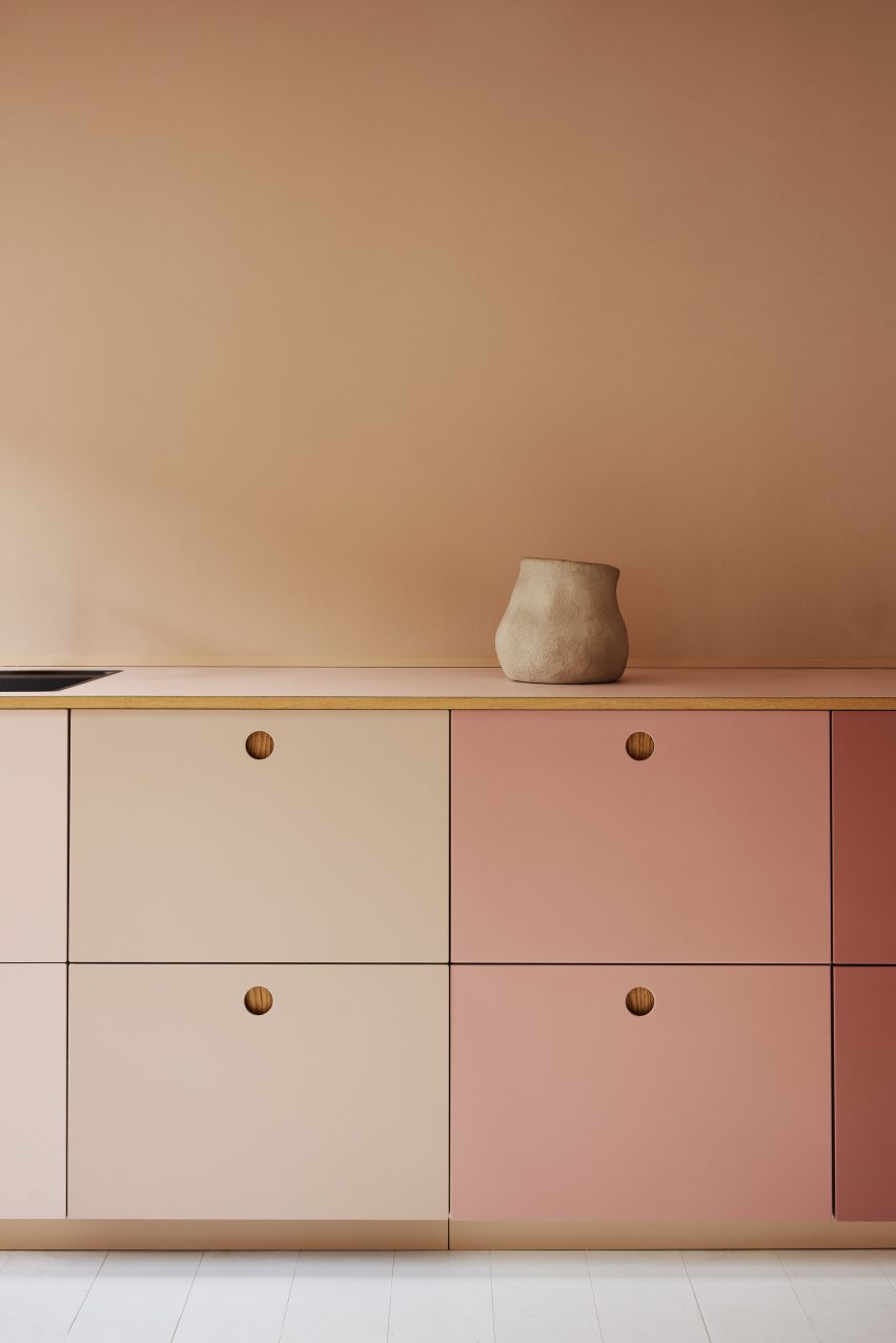 Pink Tined Kitchen Appears In Copenhagen S Designers Remix Showroom