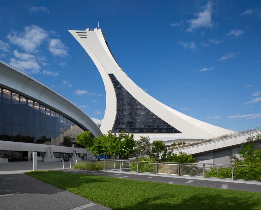 Montreal Olympic Stadium Tower by Provencher Roy
