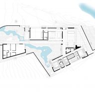 Hidden Cove Residence by Stuart Silk Architects Plan
