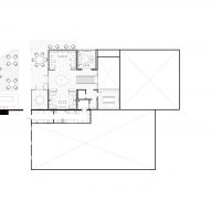 House of Flowers winery by Walker Warner Architects First Floor Plan
