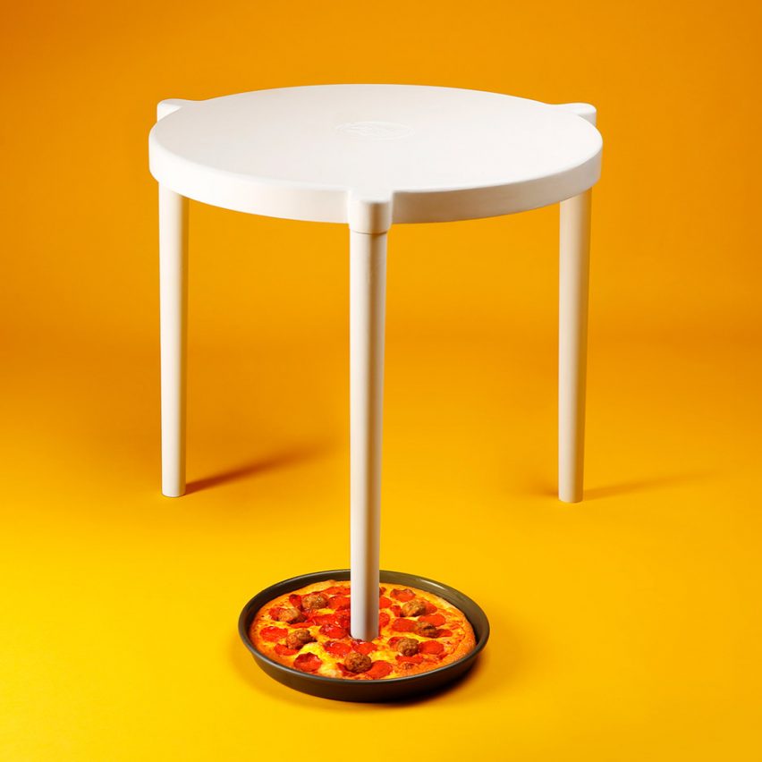 Sava table by IKEA x Pizza Hut