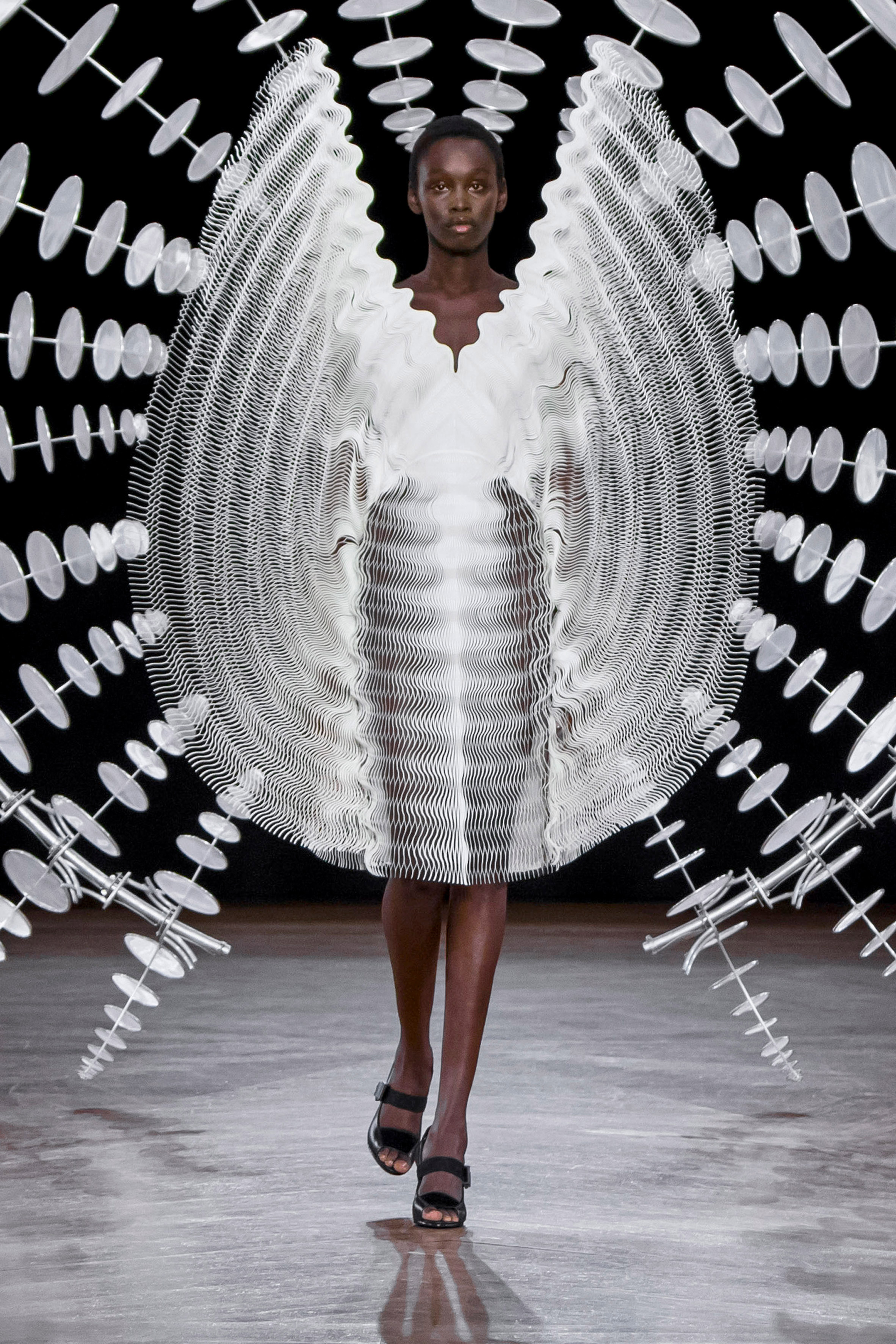 Iris van Herpen's work is focussed on movement