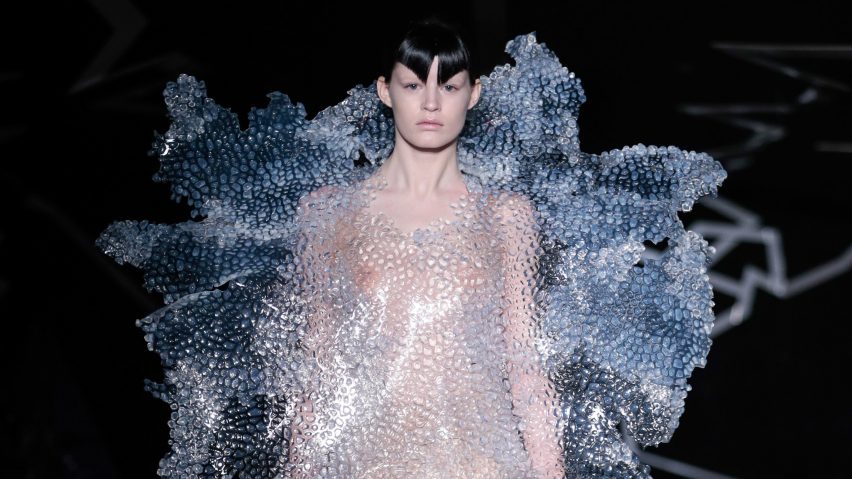 Iris van Herpen is known for creating dresses in unusual materials