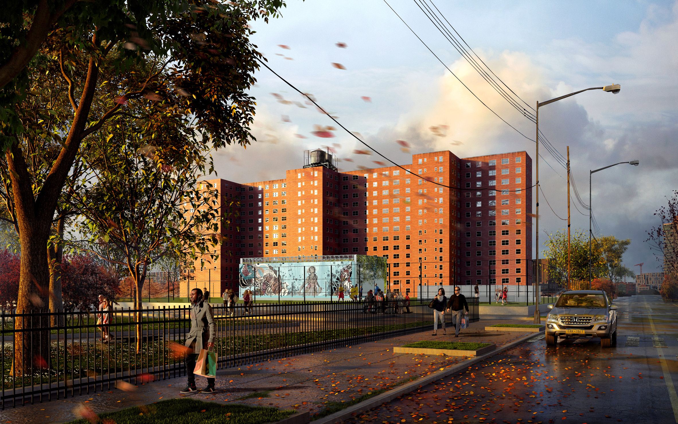 NYCHA Red Hook Sandy Resiliency + Heart Program by KPF