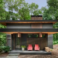 Searl Lamaster Howe tucks Lawless Retreat into Michigan woods
