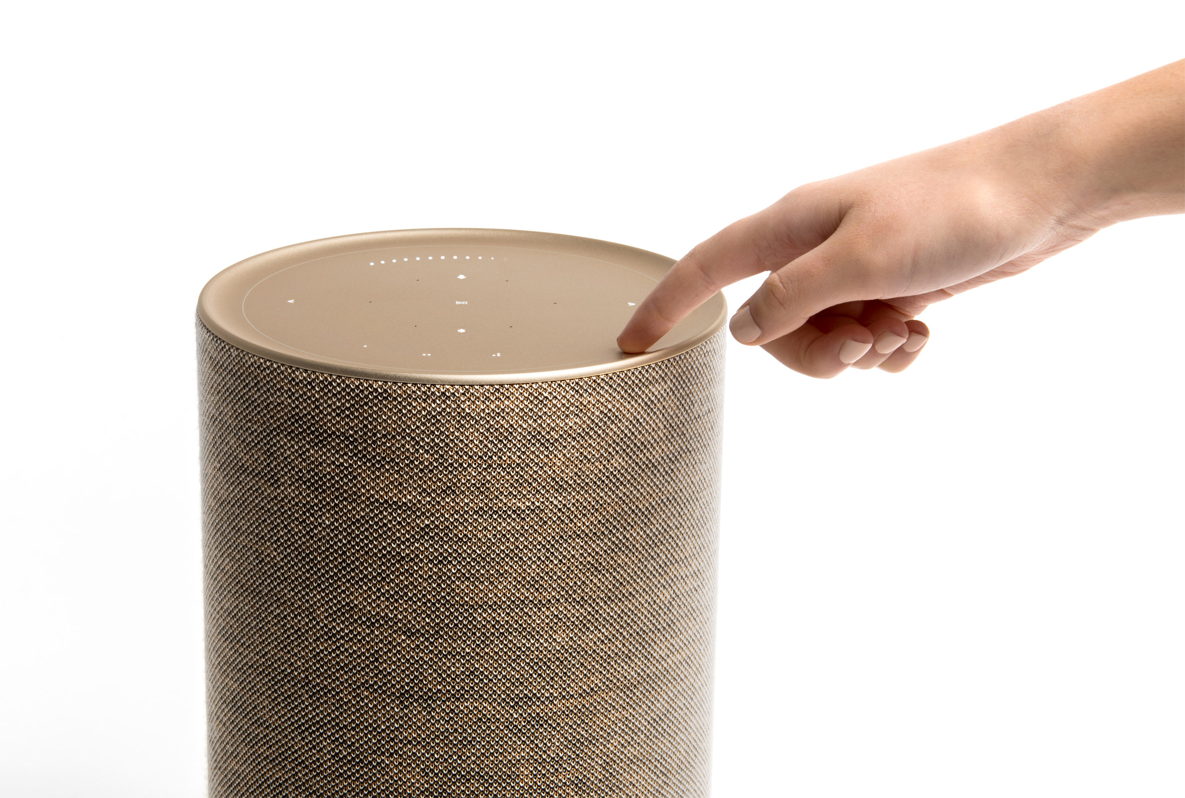 Layer designs Bang & Olufsen speaker that "visually describes how the audio functions"