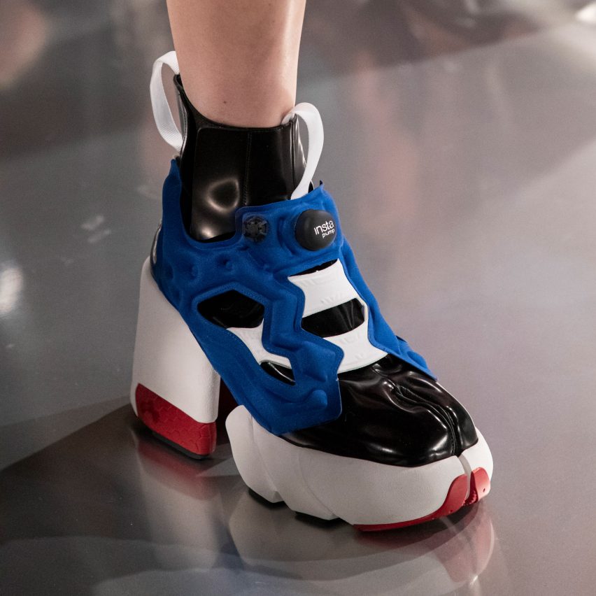Maison Margiela and Reebok design split-toe sneakers for the digital ...
