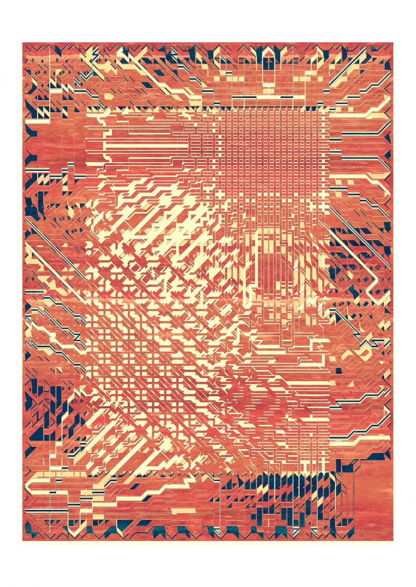 Kourosh Asgar-Irani uses parametric software to distort traditional Persian rug patterns