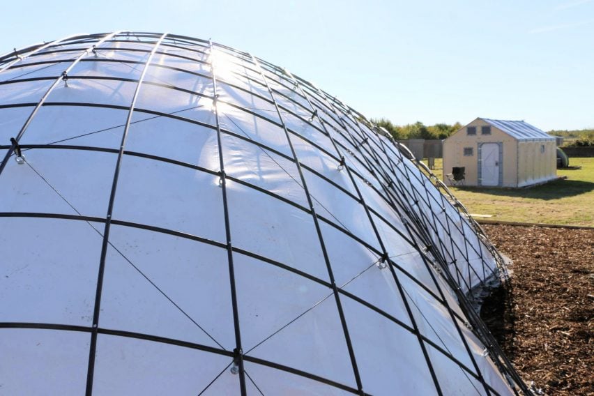 SheltAir gridshell can be inflated in 8 hours to isolate coronavirus patients